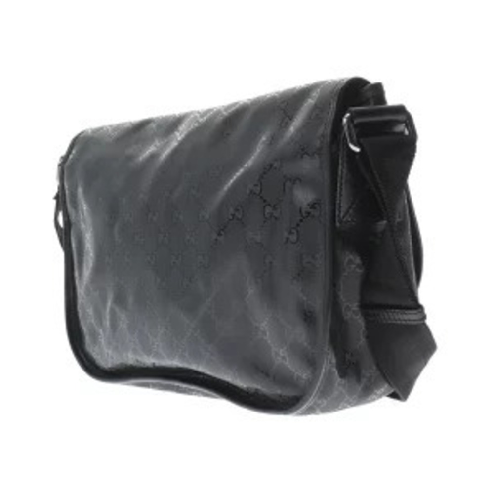 Gucci GG Bag Black Leather Imprime Shoulder